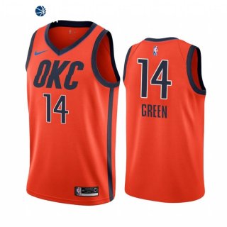 Camisetas NBA Edición ganada Oklahoma City Thunder Danny Green Naranja 2020-21