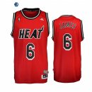 Camisetas NBA Miami Heat LeBron James Rojo Throwback 2010-14