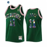Camisetas NBA Milwaukee Bucks NO.11 Brook Lopez Verde Throwback 2022