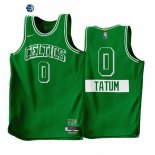 Camisetas NBA de Boston Celtics Jayson Tatum 75th Season Verde Ciudad 2021-22