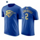 T-Shirt NBA Oklahoma City Thunder Shai Gilgeous Alexander Father Day Azul 2020