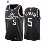 Camisetas NBA Nike Los Angeles Clippers NO.5 Luke Kennard Negro Ciudad 2022-23