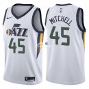 Camisetas NBA de Donovan Mitchell Utah Jazz Blanco Association 17/18