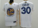 Camisetas NBA de Manga Corta Stephen Curry Golden State Warriors Blanco