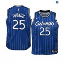 Camisetas de NBA Ninos Orlando Magic Wesley Iwundu Azul Hardwood Classics