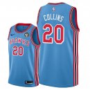 Camisetas NBA de John Collins Atlanta Hawks Retro Azul 2018
