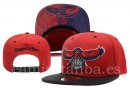 Snapbacks Caps NBA De Atlanta Hawks Rojo profundo