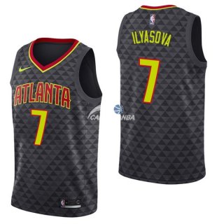 Camisetas NBA de Ersan Ilyasova Atlanta Hawks Negro Icon 17/18