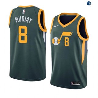 Camisetas NBA Edición ganada Utah Jazz Emmanuel Mudiay Nike Verde 19/20