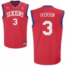 Camisetas NBA de Allen Iverson Philadelphia 76ers Rojo