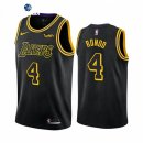 Camisetas NBA de Los Angeles Lakers Rajon Rondo Negro Mamba 2021