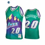 Camisetas NBA Utah Jazz Udoka Azubuike Verde Throwback 2021