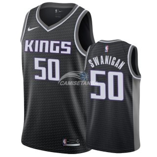 Camisetas NBA de Caleb Swanigan Sacramento Kings Negro Statement 18/19