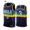 Camisetas NBA Nike New Orleans Pelicans NO.3 C.J. McCollum Marino Ciudad 2022-23
