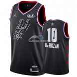 Camisetas NBA de DeMar DeRozan All Star 2019 Negro