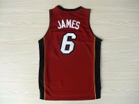Camisetas NBA de Lebron James Miami Heats Rojo-1