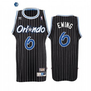 Camisetas NBA Orlando Magic Patrick Ewing Negro Throwback