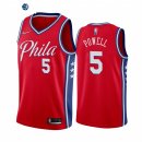 Camisetas NBA Nike Philadelphia Sixers NO.5 Myles Powell 75th Rojo Statement 2022