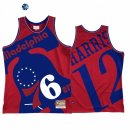 Camisetas NBA Philadelphia 76ers Tobias Harris Rojo Throwback 2021-22