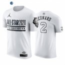Camisetas NBA de Manga Corta Kawhi Leonard All Star 2020 Blanco