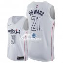 Camisetas NBA de Dwight Howard Washington Wizards Nike Blanco Ciudad 17/18
