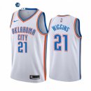 Camisetas NBA de Oklahoma City Thunder Aaron Wiggins Nike Blanco Association 2021