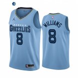 Camisetas NBA Nike Memphis Grizzlies NO.8 Ziaire Williams Azul Statement 2022