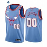 Camisetas NBA Chicago Bulls Personalizada Azul Ciudad 2019-20
