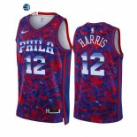 Camisetas NBA de Philadelphia Sixers Tobias Harris Select Series Rojo Azul 2021