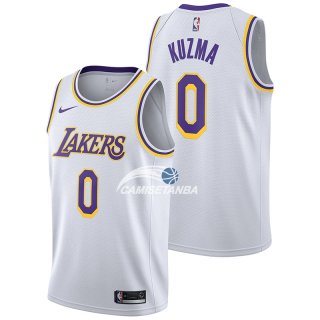 Camisetas NBA de Kyle Kuzma Los Angeles Lakers Blanco Association 18/19