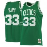 Camisetas NBA Boston Celtics Larry Bird Verde Hardwood Classics 1985-86