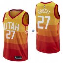 Camisetas NBA de Rudy Gobert Utah Jazz Nike Amarillo Ciudad 17/18