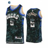 Camisetas NBA de Milwaukee Bucks Jeff Teague Select Series Verde Camuflaje 2021