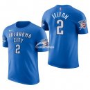 Camisetas NBA de Manga Corta Raymond Felton Oklahoma City Thunder Azul 17/18