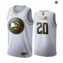 Camisetas NBA de John Collins Atlanta Hawks Blanco Oro 19/20