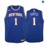Camisetas de NBA Ninos New York Knicks Bobby Portis Azul Statement 19/20