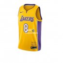 Camisetas NBA de Kobe Bryant Los Angeles Lakers Amarillo Icon 17/18