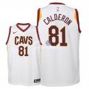 Camiseta NBA Ninos Cleveland Cavaliers Jose Calderon Blanco Association 2018
