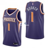 Camisetas NBA de Devin Booker Phoenix Suns Púrpura Icon 17/18
