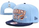 Snapbacks Caps NBA De Oklahoma City Thunder Azul profundo