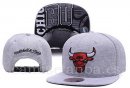 Snapbacks Caps NBA De Chicago Bulls Gris