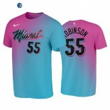 T-Shirt NBA Miami Heat Duncan Robinson Azul Rosa Ciudad 2020