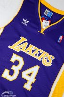 Camisetas NBA de Shaquille O'Neal Los Angeles Lakers Púrpura