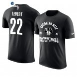 T- Shirt NBA Brooklyn Nets Caris Levert Negro