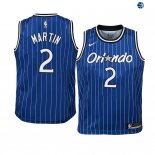 Camisetas de NBA Ninos Orlando Magic Jarell Martin Azul Hardwood Classics
