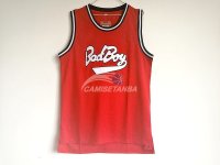 Camisetas NBA Bad Boy Pelicula Baloncesto Rojo