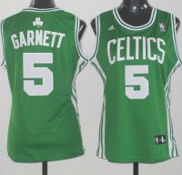 Camisetas NBA Mujer Kevin Garnett Boston Celtics Verde
