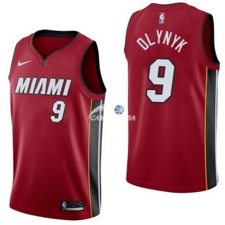 Camisetas NBA de Kelly Olynyk Miami Heats Rojo Statement 17/18