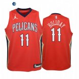 Camiseta NBA Ninos New Orleans Pelicans Jrue Holiday Rojo Statement 2020