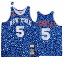 Camisetas NBA New York Knicks Immanuel Quickley Azul Throwback 2021
